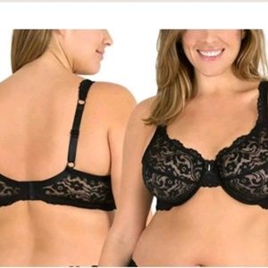Smart & Sexy Women's Curvy Black Lace Bra NWT